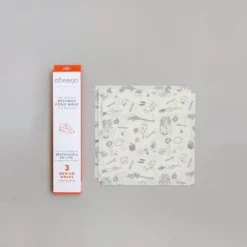 Abeego Reusable Food Wrap Set Of 3 Medium