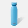 Built 18-Ounce Cascade Double Wall Stainless Steel Blue Water Bottle