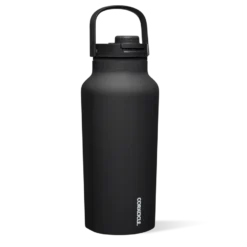 Corkcicle Insulated Water Bottle, Black 64oz