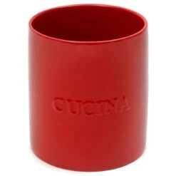 Cucina Utensil Holder Red