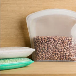 Cuisipro Reusable Transparent Silicone Bag, 2L -OXO shop cuisipro cuisipro reusable transparent silicone ba 4