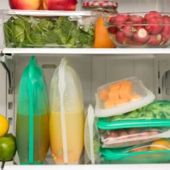 Cuisipro Reusable Transparent Silicone Bag, 2L -OXO shop cuisipro cuisipro reusable transparent silicone ba 6