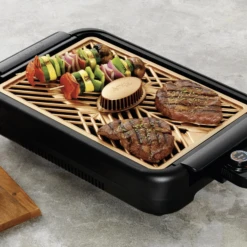 Gotham Steel Black Copper Non-Stick Ti-Ceramic Electric Smoke-less Indoor Grill