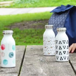 Grosche BOP! "Triangle" Insulated Water Bottle For Kids -OXO shop grosche grosche bop triangle insulated water bottl 3