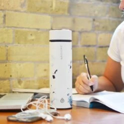 Grosche "Chicago" White Marble Tea Infuser Travel Mug 9 Grosche "Chicago" White Marble Tea Infuser Travel Mug -OXO shop grosche grosche chicago white marble tea infuser t 3