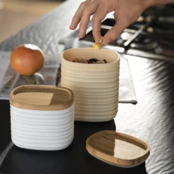 Guzzini Set Of 3 "Tierra" Storage Boxes 500ml -OXO shop guzzini guzzini set of 3 tierra storage boxes 500m 2