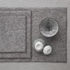 Harman ''Well Kept'' Heathered Drying Mats Grey Set Of 3