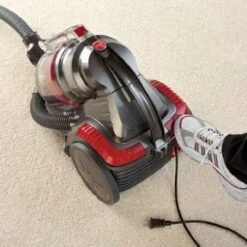 Hoover Zen Whisper Multi Cyclonic Canister Vacuum, Red, SH40080 -OXO shop hooverzenwhispersh40080c