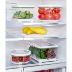 IDesign ID Fresh Large Rectangle Produce Storage Bowl -OXO shop idesign idesign id fresh large rectangle produce s 2