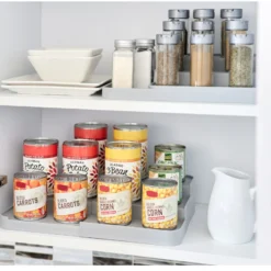 InterDesign ECO Expandable 3-Tier Stadium Spice Rack With Side Caddy -OXO shop interdesign eco expandable 3 tier stadium spice ra 1