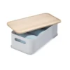 Interdesign ECO Plastic Medium Storage Bin 8.4 X16.9'' With Handles