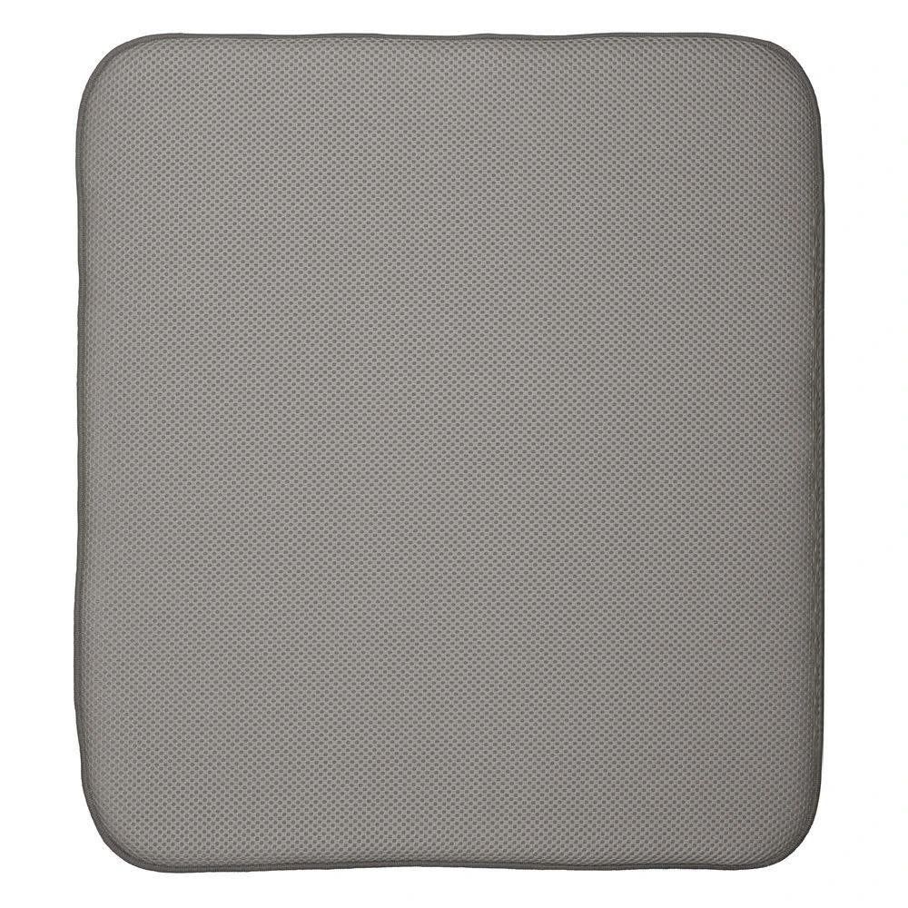 InterDesign Idry Mat Large Pewter/Ivory 3 InterDesign Idry Mat Large Pewter/Ivory