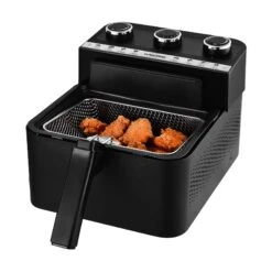 Kalorik 3 Quart 2-n-1 Air And Deep Fryer Black