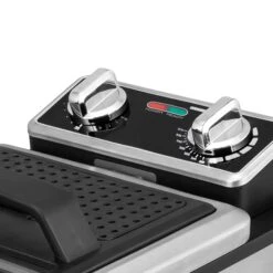 Kalorik Stainless Steel 4.2 Quart Deep Fryer With Oil Filtration XL -OXO shop kalorik kalorik stainless steel 42 quart deep frye 4