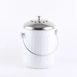 Kitchen Basics White Compost Bin