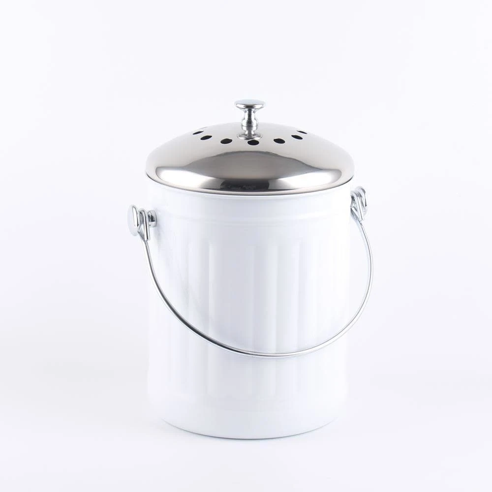 Kitchen Basics White Compost Bin 3 Kitchen Basics White Compost Bin