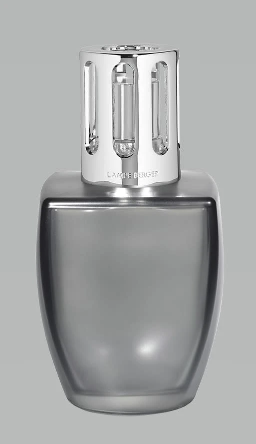 Lampe Berger June Grey Satin Lamp Gift Set - Aloe Vera Water 3 Lampe Berger June Grey Satin Lamp Gift Set - Aloe Vera Water