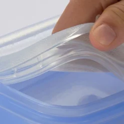 Minimal Silicone Food Storage Container - Blue - 860 Ml -OXO shop minimal minimal silicone food storage container bl 9