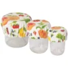 Now Designs Fruit Salad Save It Mini Bowl Cover Set Of 3 -OXO shop now designs now designs fruit salad save it mini b