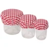 Now Designs Gingham Save It Mini Bowl Cover, Set Of 3 -OXO shop now designs now designs gingham save it mini bowl