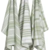 Now Designs Jumbo Sage Green Dishtowels, Set Of 3 -OXO shop now designs now designs jumbo sage green dishtowel