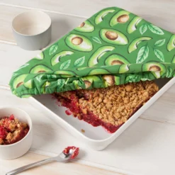 NowDesigns Baking Dish Cover Avocados 9x13 -OXO shop now designs nowdesigns baking dish cover avocados 1