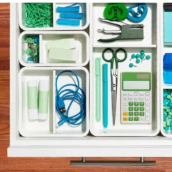 Oxo 2 Piece Adjustable Drawer Bin Set -OXO shop oxo oxo 2 piece adjustable drawer bin set 2