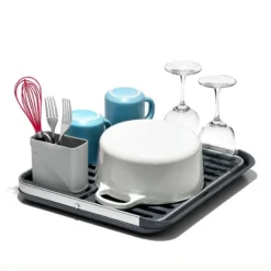 OXO Aluminum Folding Dish Rack -OXO shop oxo oxo aluminum folding dish rack 1