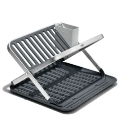 OXO Aluminum Folding Dish Rack -OXO shop oxo oxo aluminum folding dish rack 2