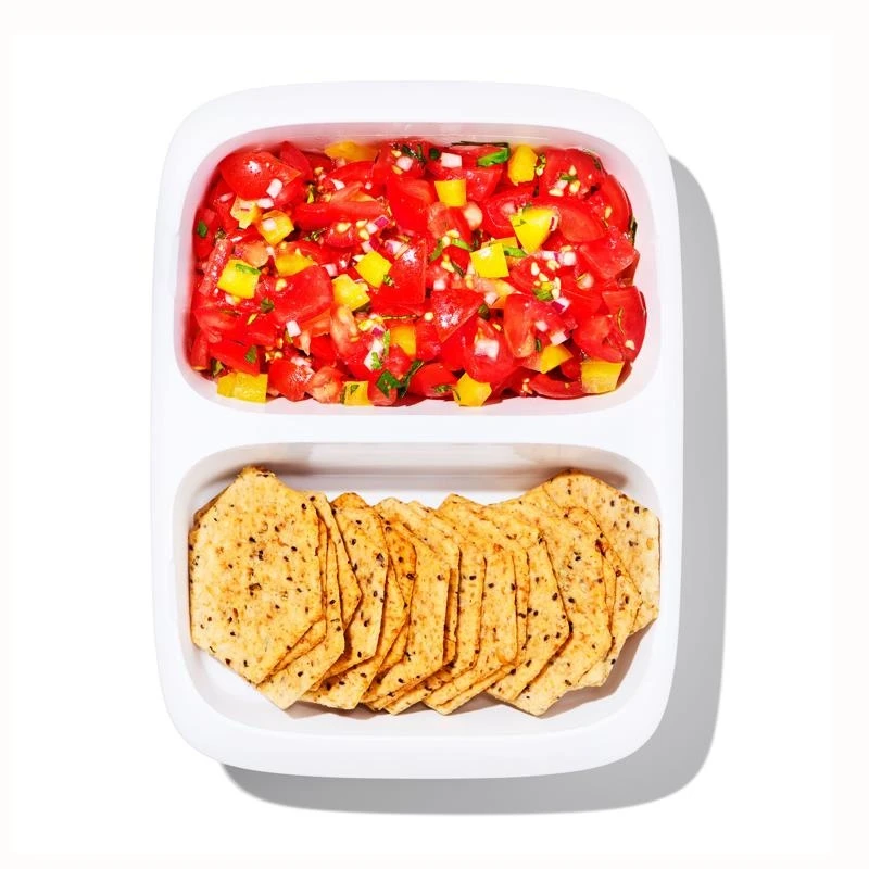 OXO Prep & Go Divided Food Container 3 OXO Prep & Go Divided Food Container
