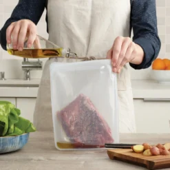 STASHER Sous Vide Bag -OXO shop stasher stasher sous vide bag 2