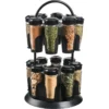 TRUDEAU 16 BOTTLE TOWER SPICE CAROUSEL -OXO shop trudeau trudeau 16 bottle tower spice carousel