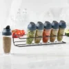 TRUDEAU 6 BOTTLE HORIZONTAL SPICE RACK